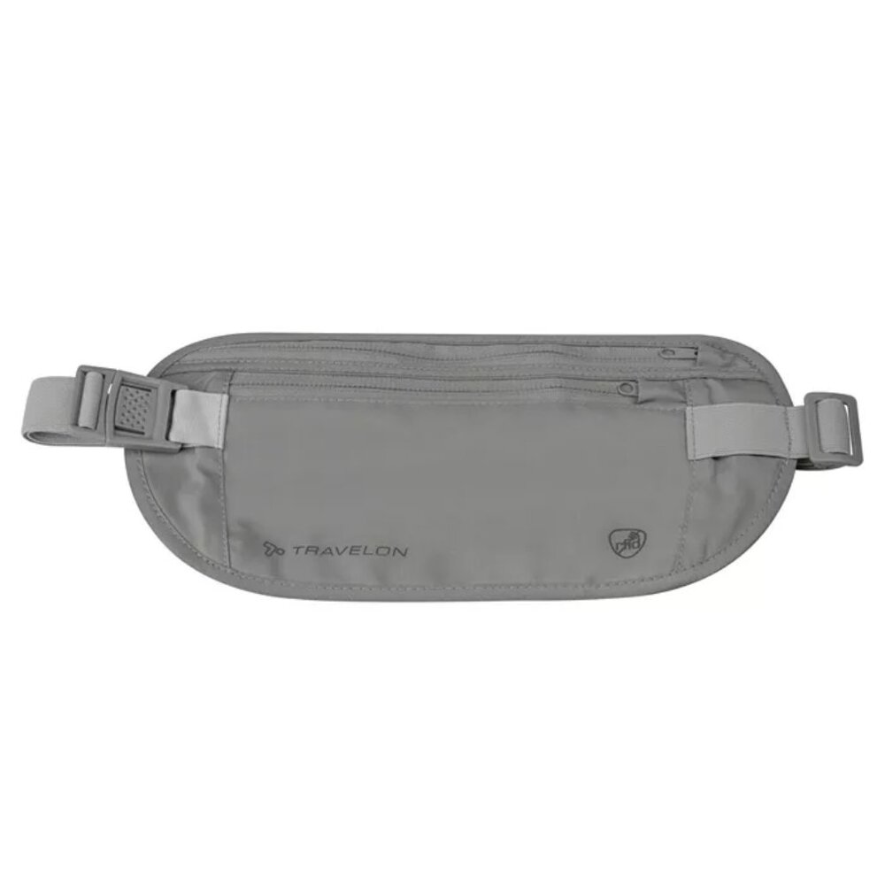 Travelon Gray RFID Blocking Undergarment Waist Pouch/New in package